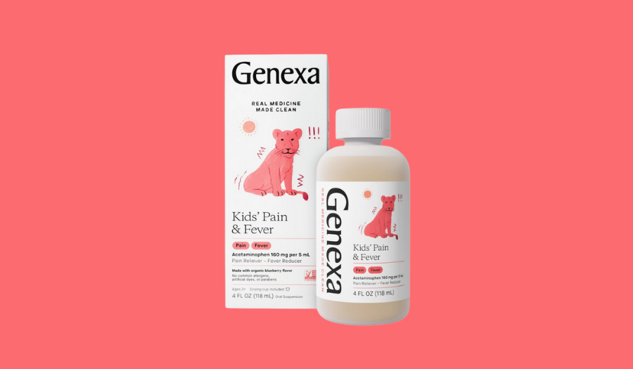 Children's TYLENOL® Oral Suspension Cherry vs. Genexa Kids’ Pain & Fever - What’s the Difference?